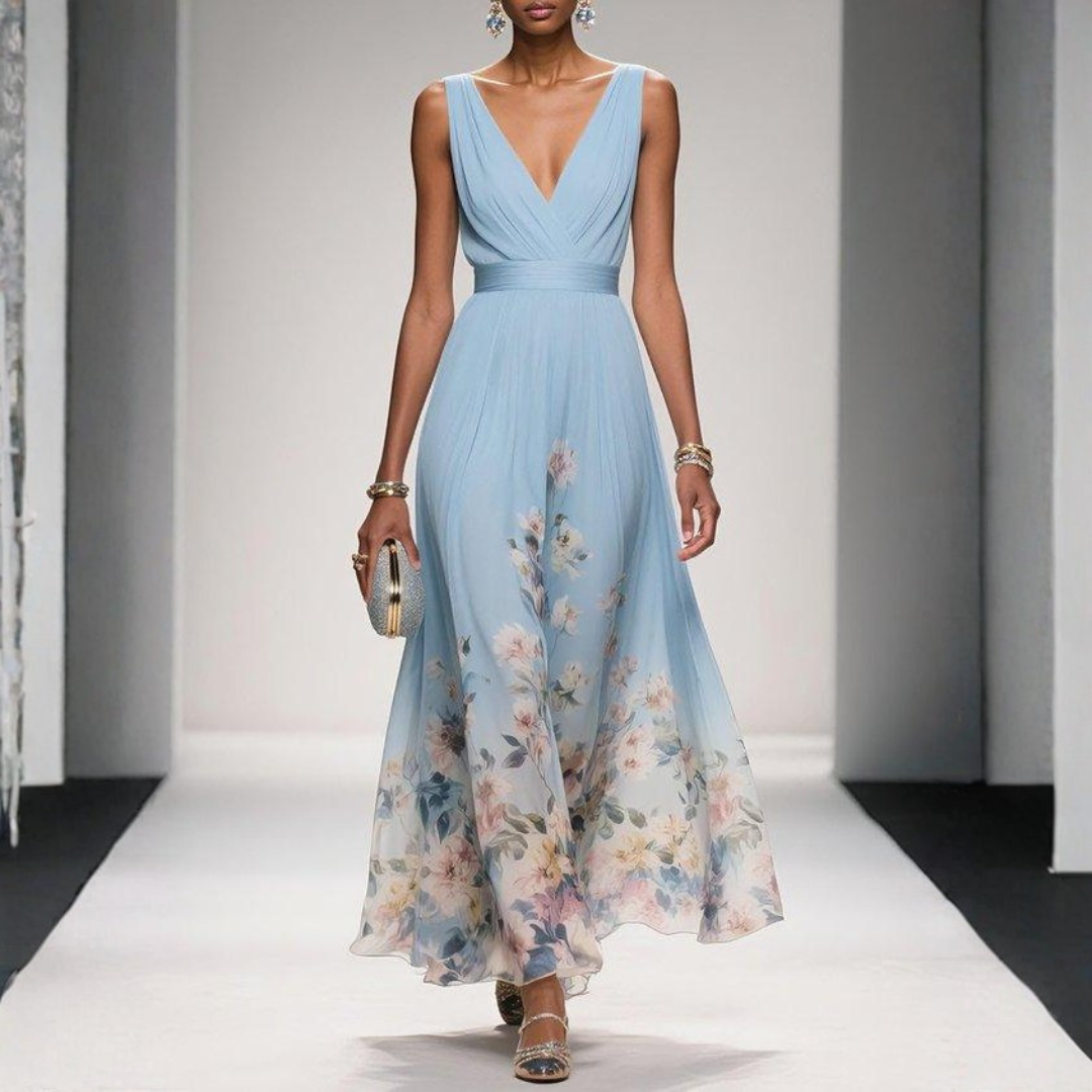 Alice | Women's floral maxi dress with wedding guest style