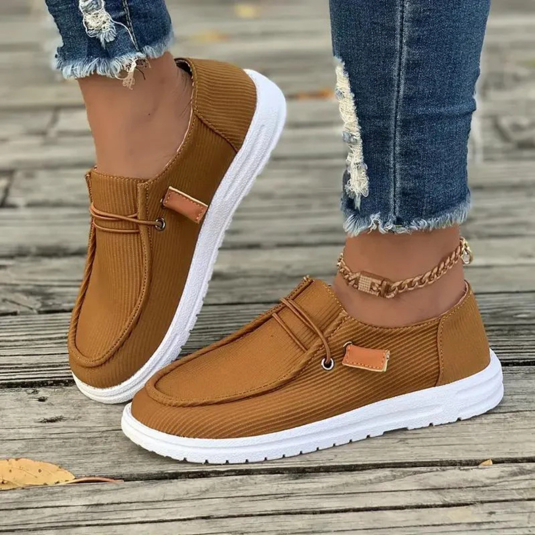 Elvara | Women Slip On Shoes with Lightweight Design and Flat Sole