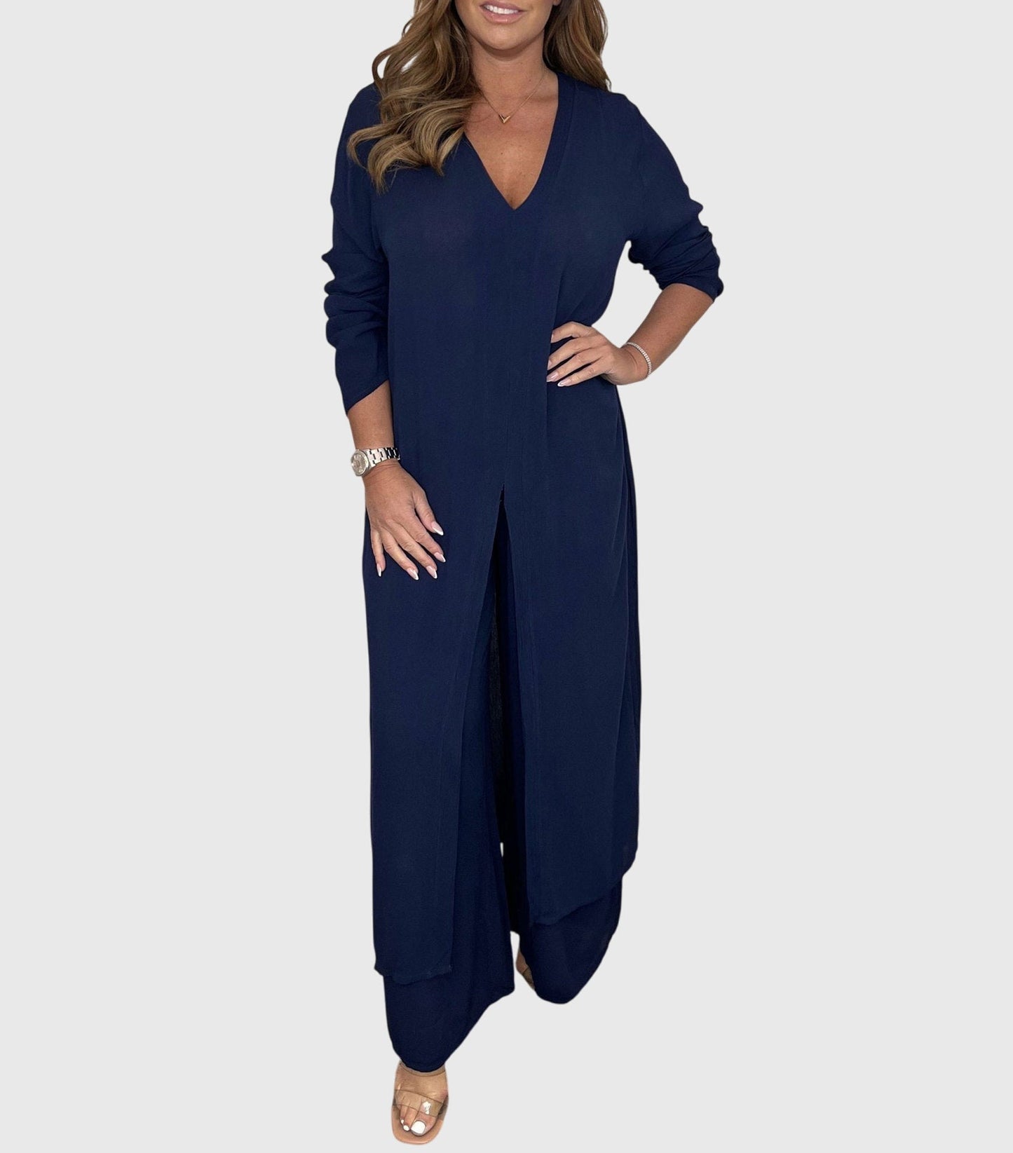 Audrey | Longline Tunic Two Piece Set