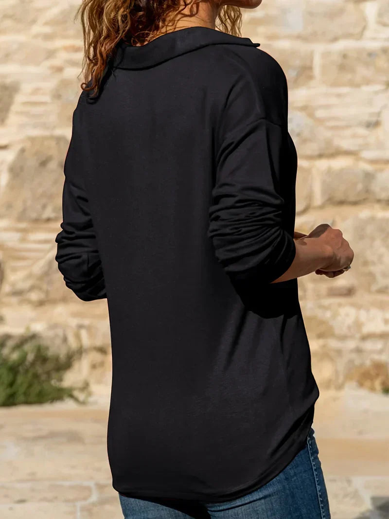 Ashley | Casual Half-Zip Sweater with Relaxed Fit
