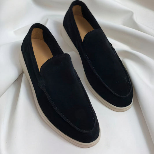 Axel | Men’s Suede Slip-On Moc-Toe Loafers | Classic