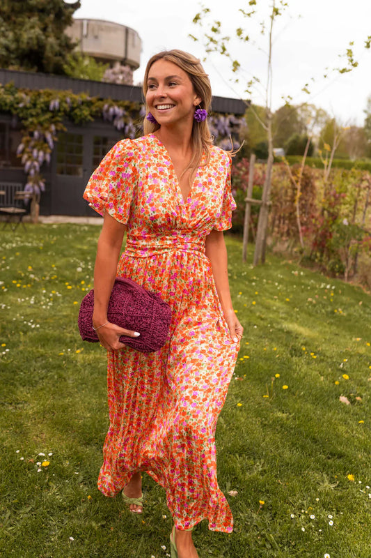Sarah | Women’s floral maxi dress with flowing summer fit