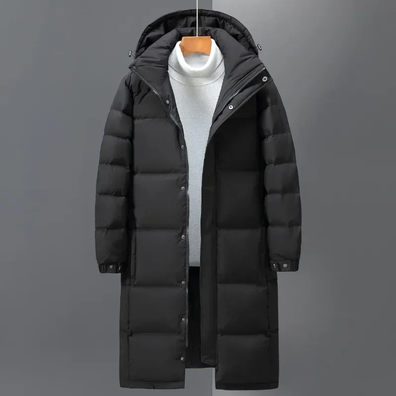Barnaby | Men's Hooded Long Quilted Coat for Winter