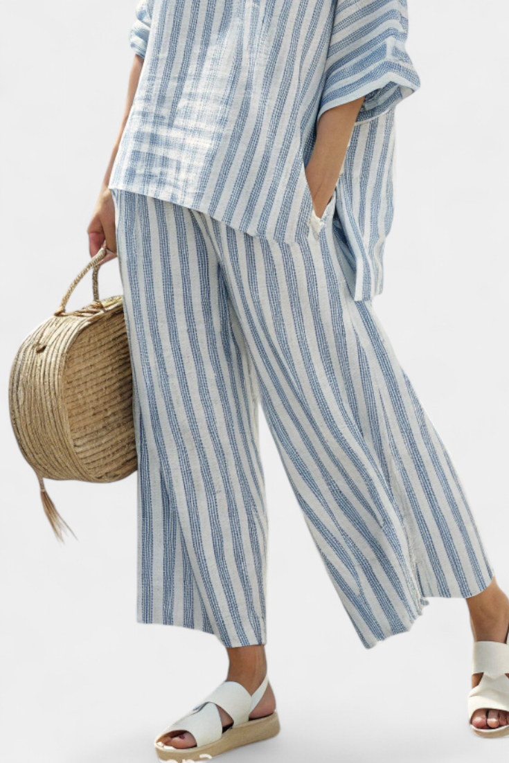 Seraphina | Coastal Stripe Top & Pants