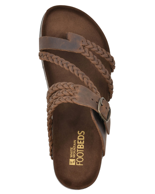 Savannah | Women’s braided toe loop sandals with comfort sole