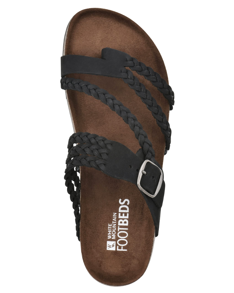 Savannah | Women’s braided toe loop sandals with comfort sole