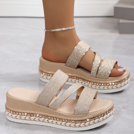 Grace | Cozy Spring Sandals with Cushioned Platform Sole