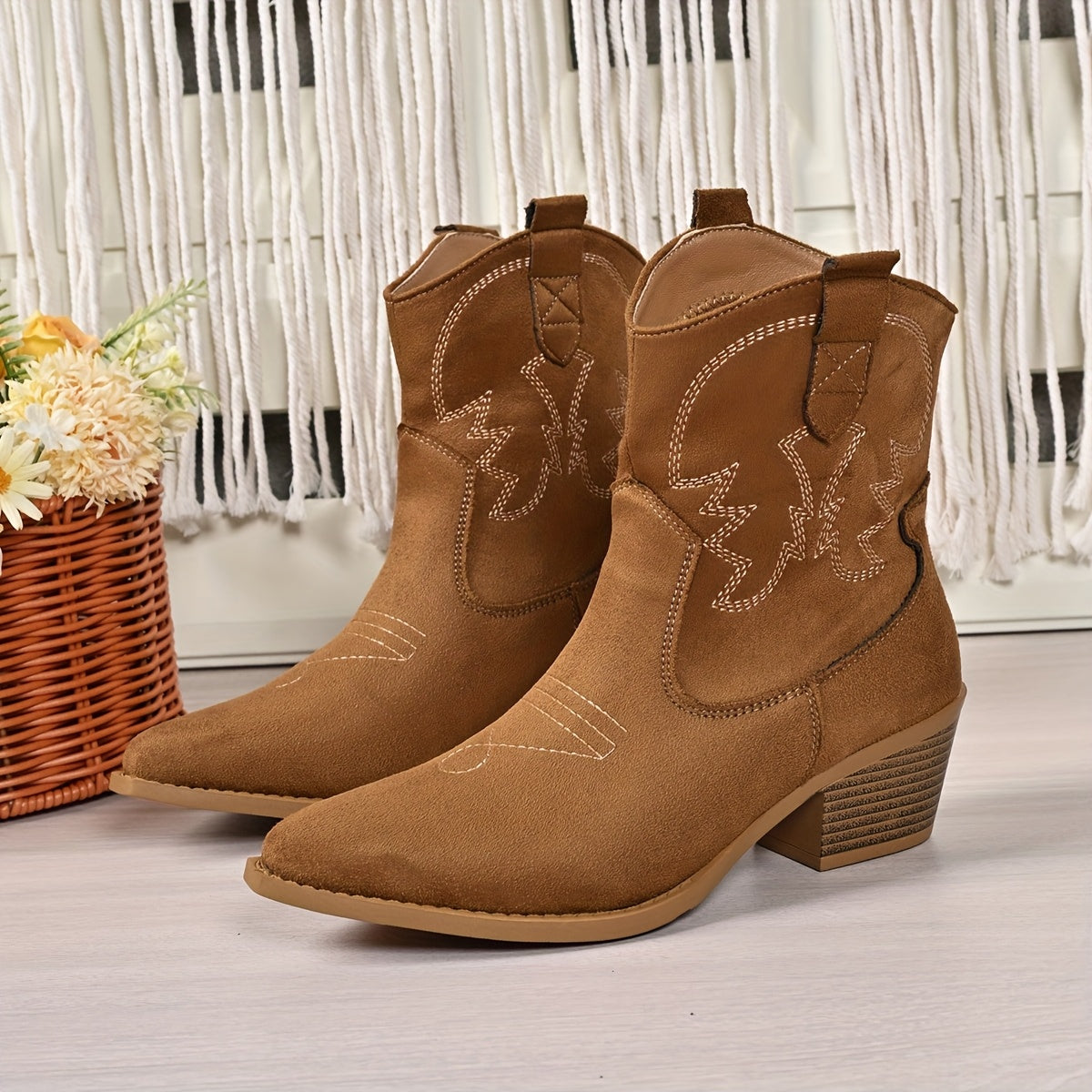 Donna | Women's Western Cowboy Boots with Wide Calf