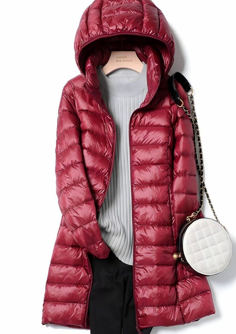 Nicole | Women's Lightweight Long Quilted Winter Jacket