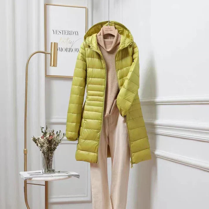 Cressida | Women's Mid-Length Hooded Puffer Jacket