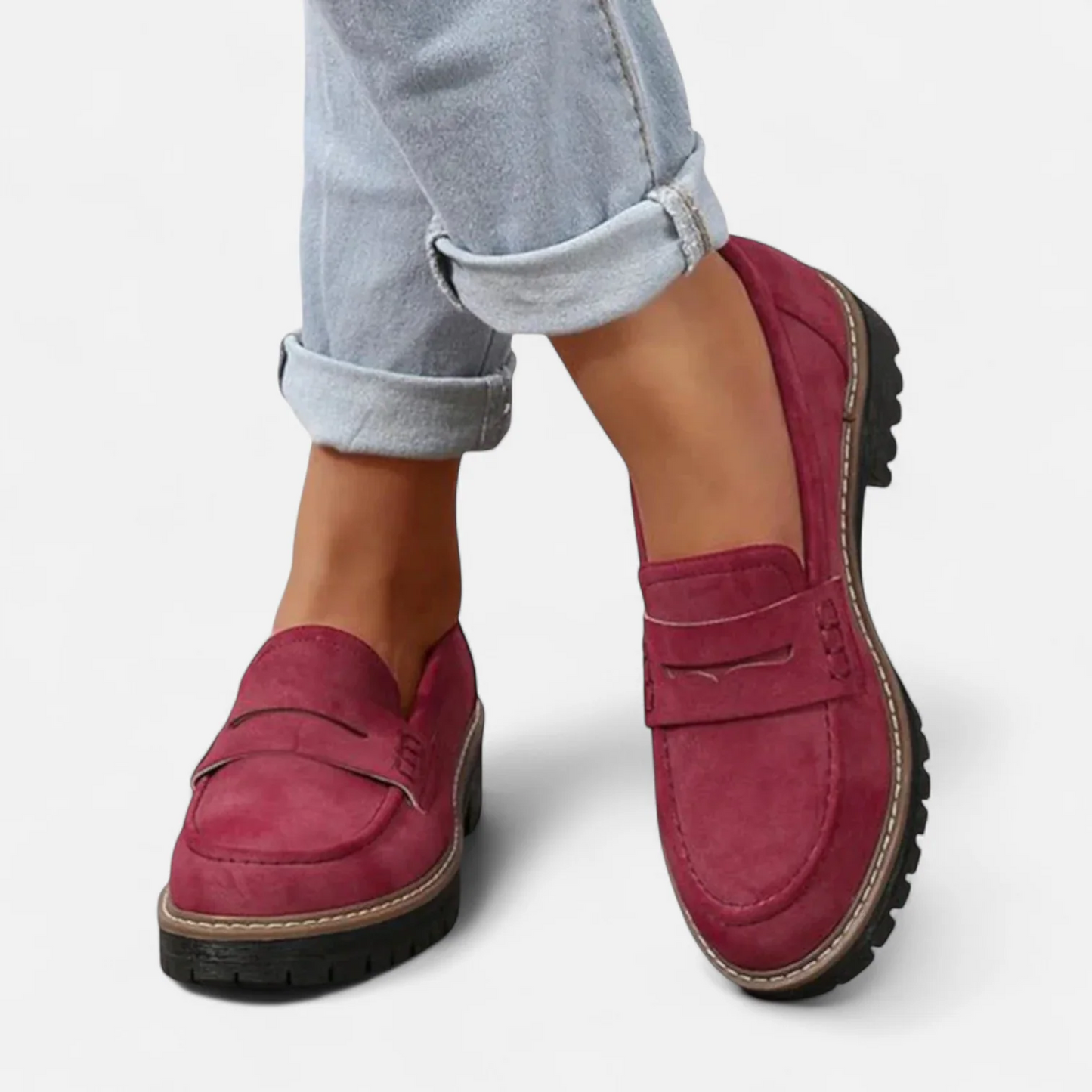Adele | Women loafers with chunky sole and slip on design