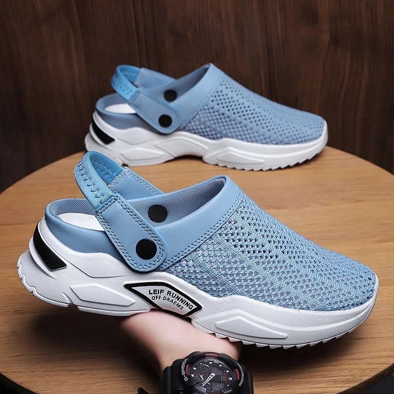 Uriah | Men’s Slip-On Mesh Sandals | Sporty