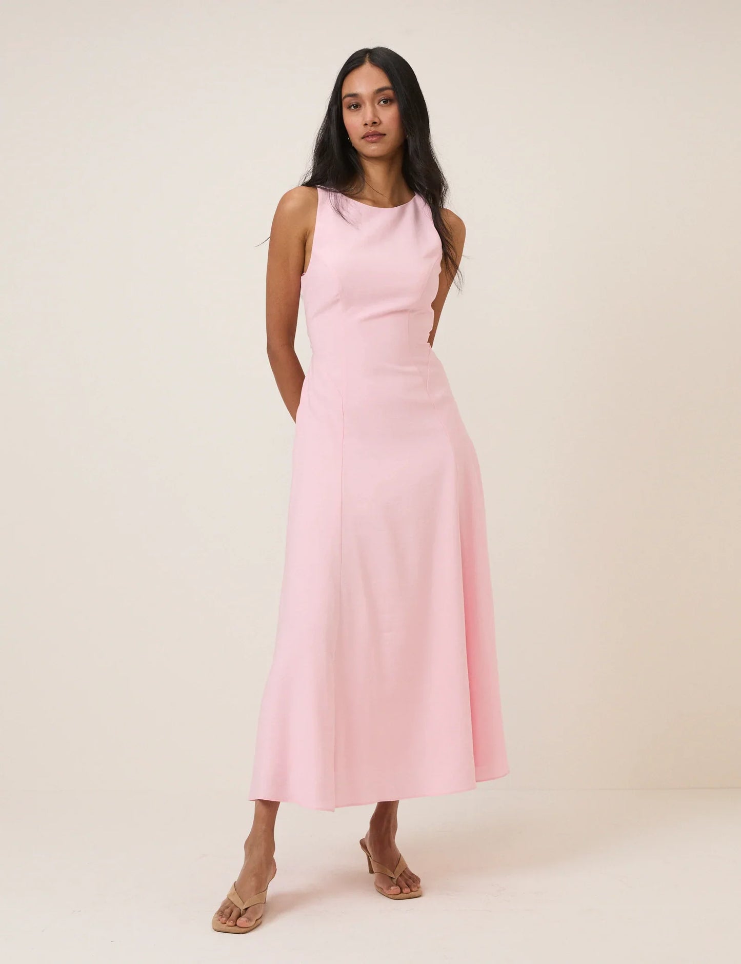 Grace | Women’s elegant slim fit classic midi dress