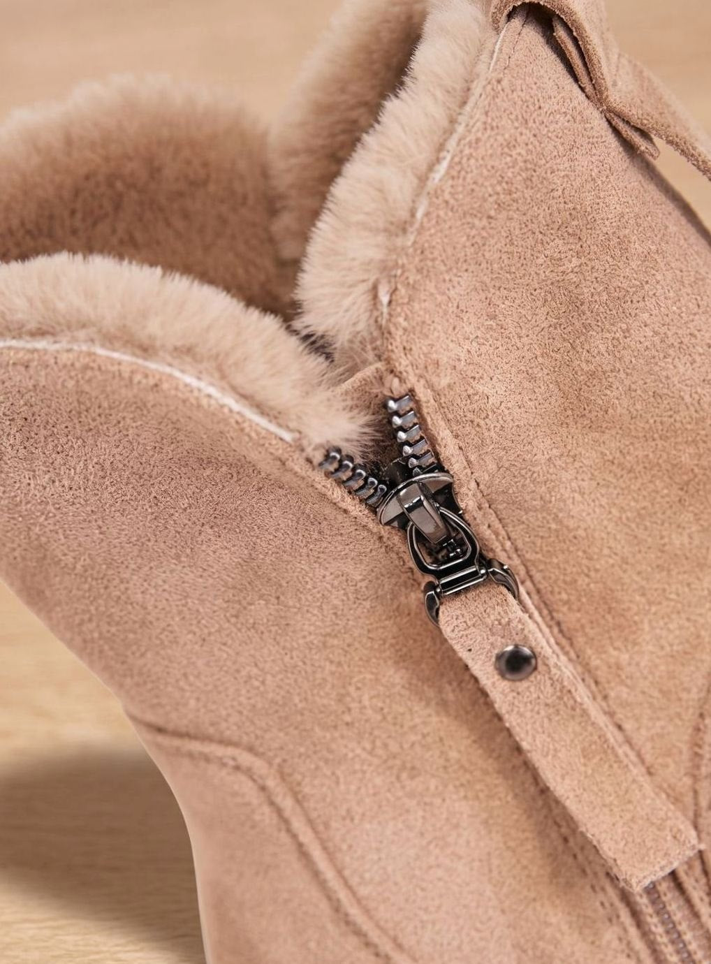Margaret | Women's Suede Winter Boots with Fur Lining