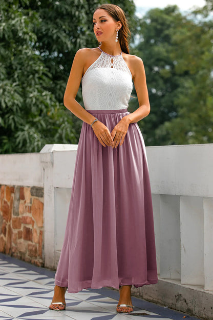 Hailey | Women’s Chic Maxi Dress With Lace And Flowing Skirt