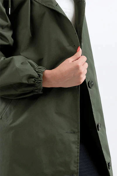 Desiree | Women's Windbreaker Coat with Hooded Design