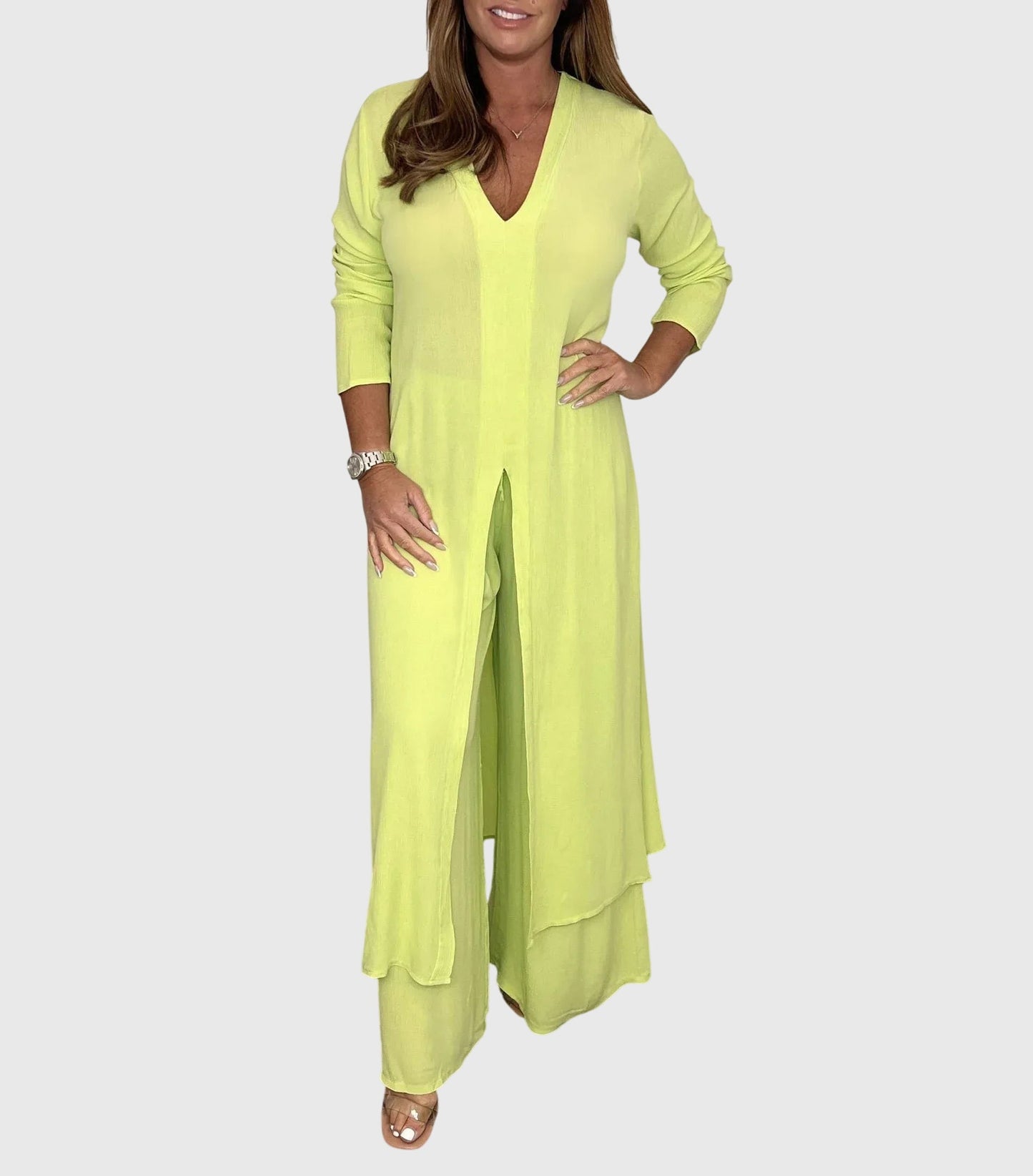 Audrey | Longline Tunic Two Piece Set
