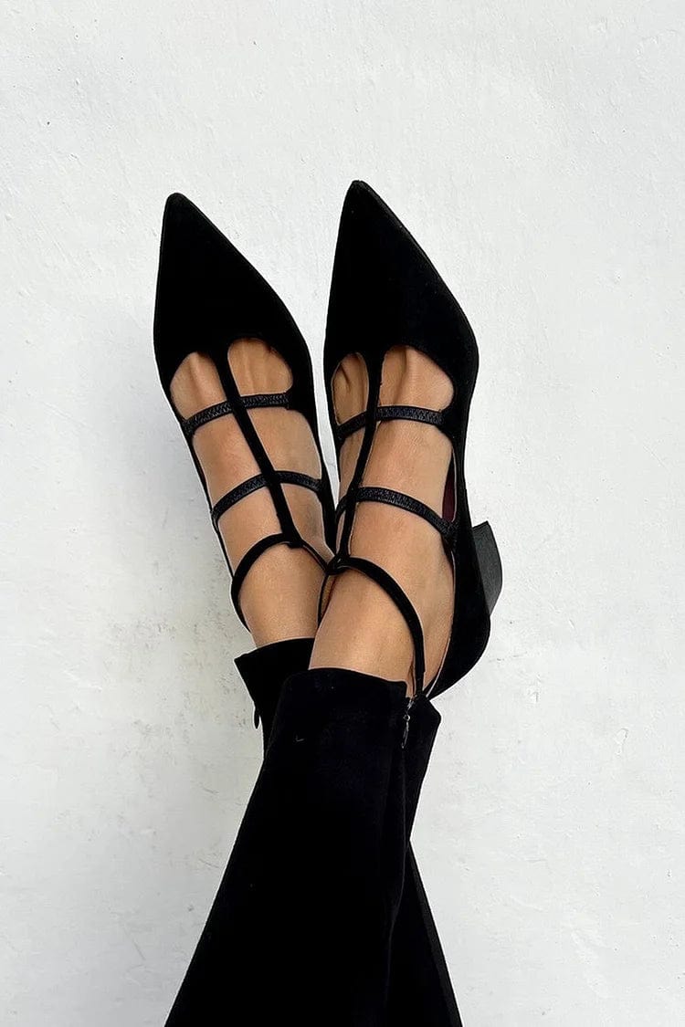 Ivy | Strappy Pointed Toe Heels