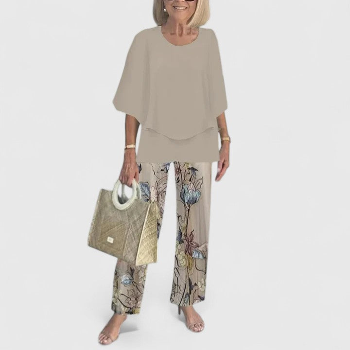 Adeline | Relaxed Flowy Top & Matching Pants Set