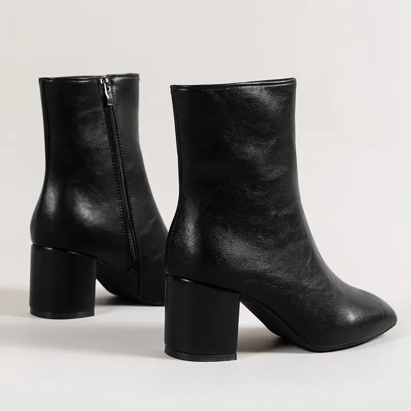 Sofia | Women's Elegant Comfortable Ankle Boots with Heel