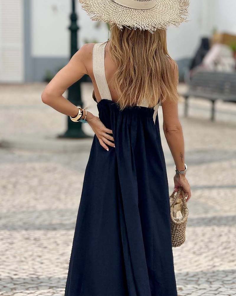 Willow | Halter Maxi Dress Sleeveless Flowy Summer Style