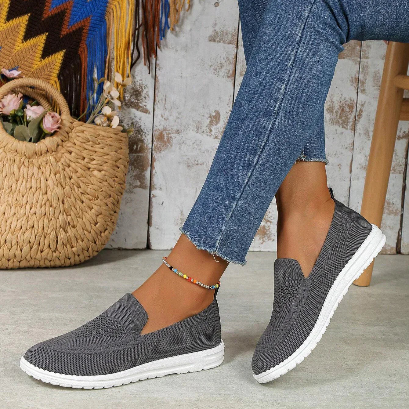 Raelynn | Women’s casual slip on walking sneakers