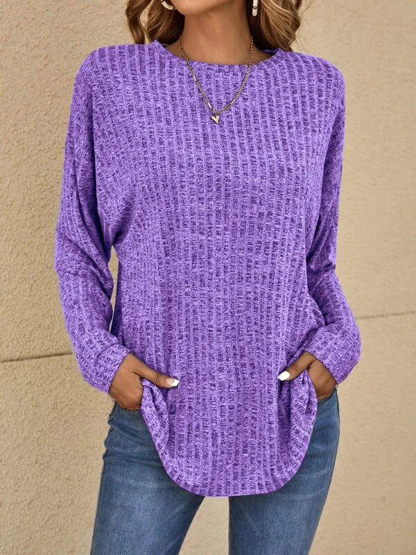 Sharon | Women's Crew Neck Long Sleeve Sweater