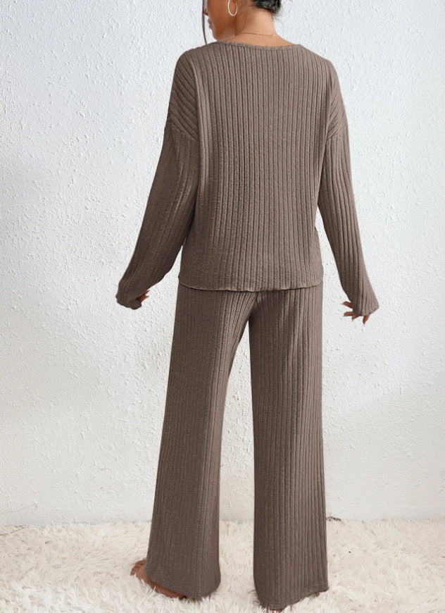 Betty | Knitted Piece Set with Ribbed Texture