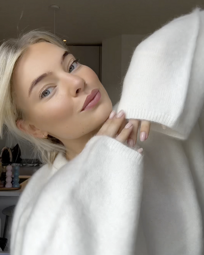 Chloe | Mohair Blend Pullover with Crew Neck