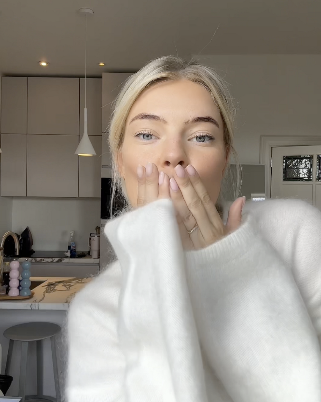 Chloe | Mohair Blend Pullover with Crew Neck