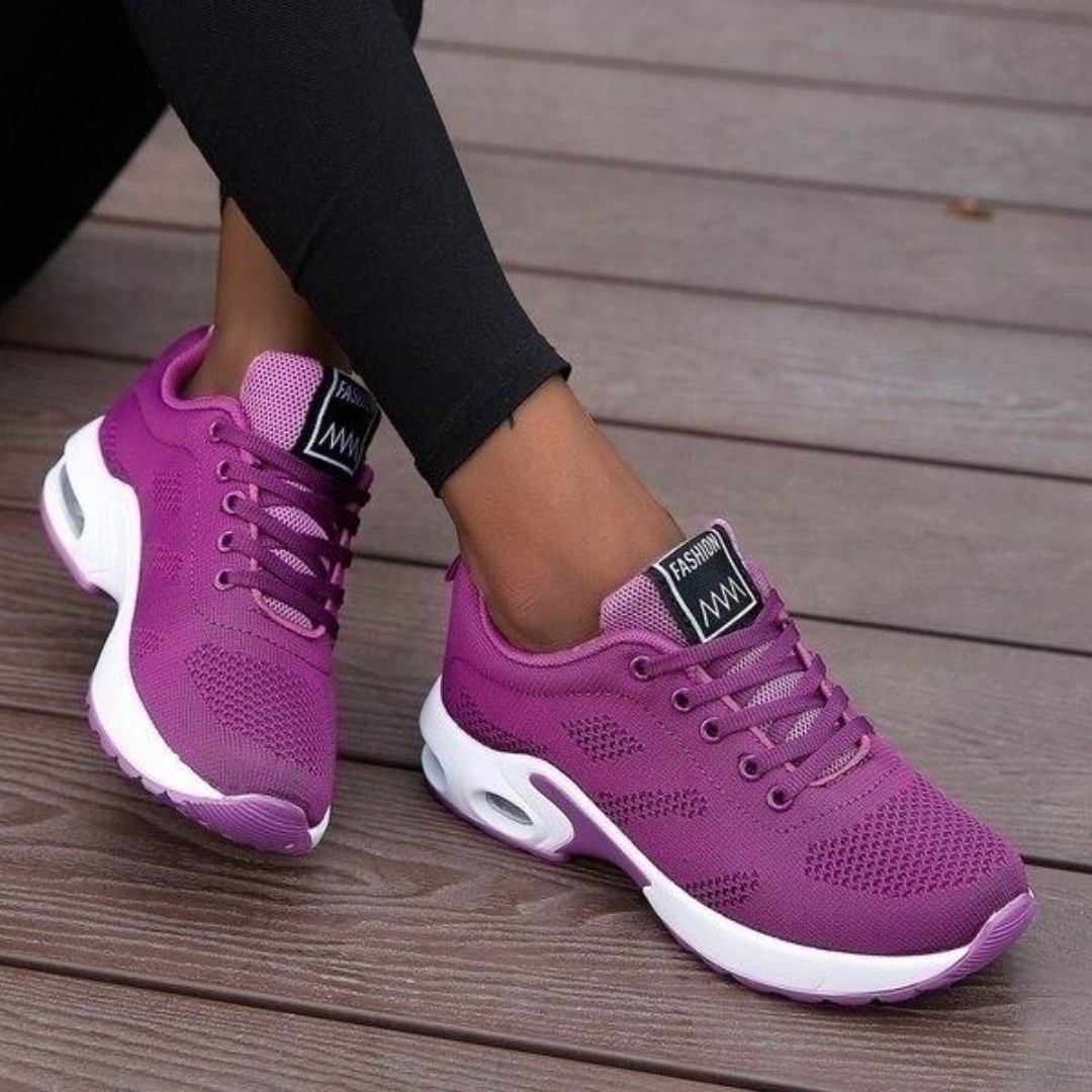 Landry | Women’s Lightweight Knit Sneakers with Air Unit Sole | Casual