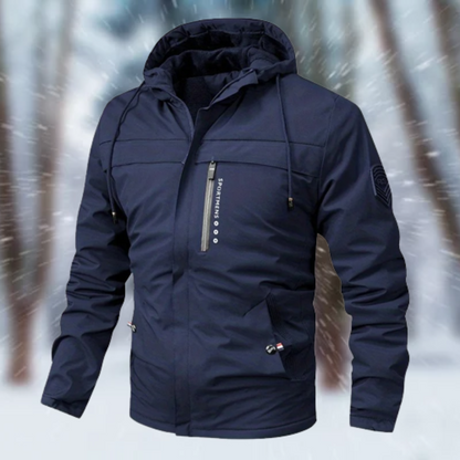 Mark | Waterproof Hooded Jacket with Zipper Pocket