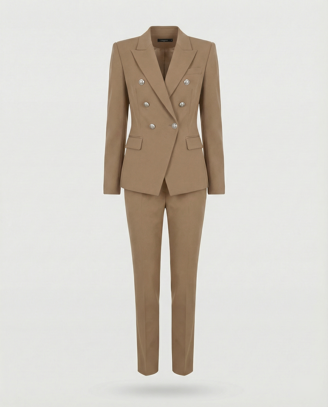 Francesca | Women’s Double-Breasted Blazer with Slim-Fit Trousers | Sleek