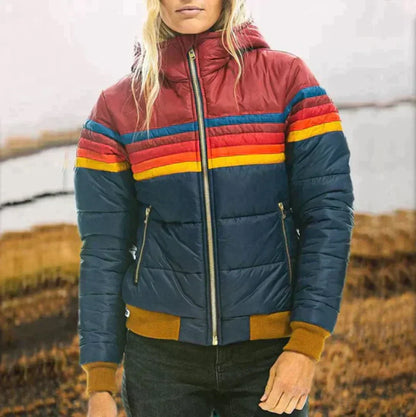 Nancy | Women's Casual Puffer Jacket with Front Zip