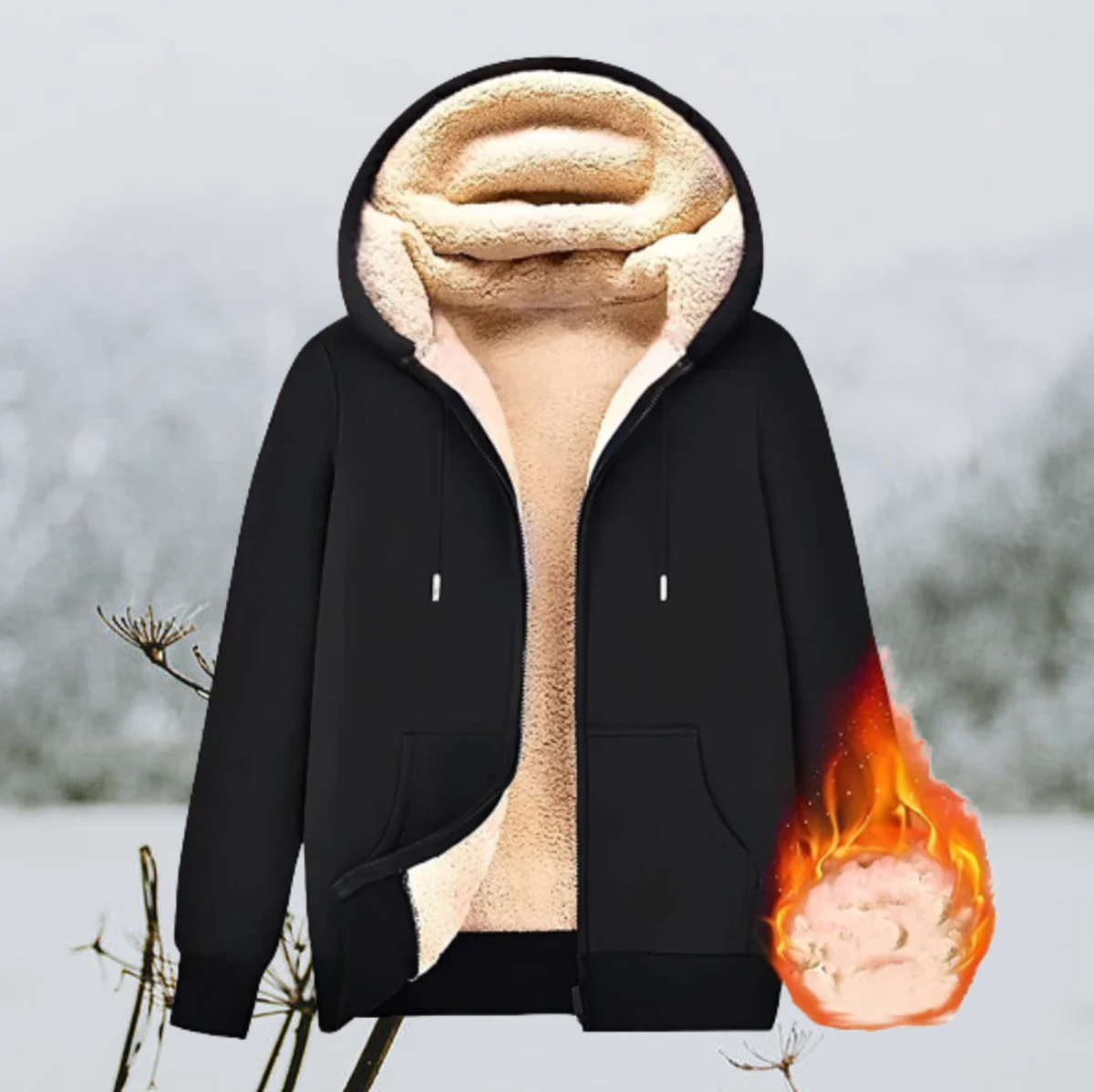 Brenda | Casual Hooded Coat with Warm Lining