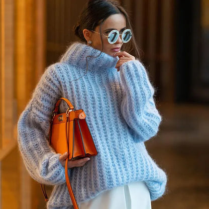 Anna | Women's Elegant Oversized Turtleneck Sweater