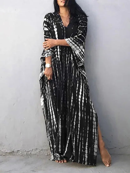 Kaia | Women maxi dress with caftan style and loose fit