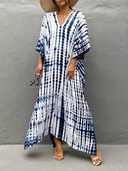 Kaia | Women maxi dress with caftan style and loose fit