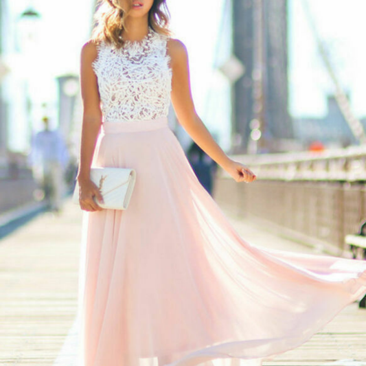 Delina | Flowy maxi dress with lightweight airy feel