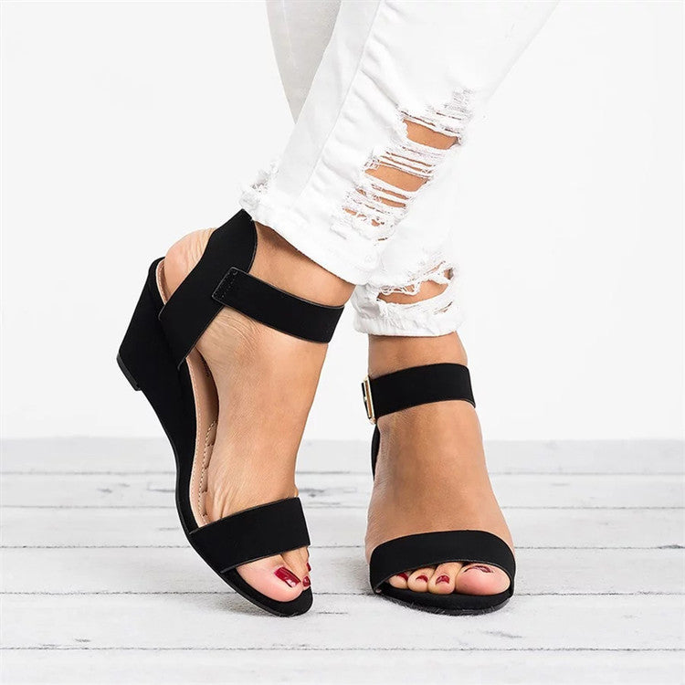 Soraya | Women’s Wedge Sandals with Ankle Strap