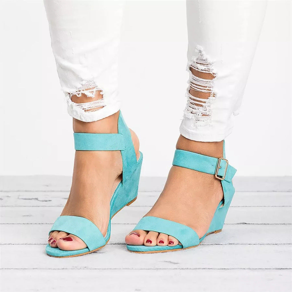 Soraya | Women’s Wedge Sandals with Ankle Strap