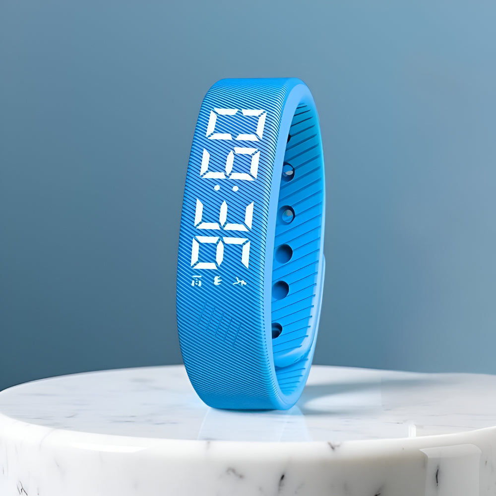 Chauncey | Women's and Men's Water-Resistant Sports Watch with LED Display