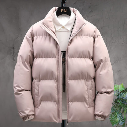 Benjamin | Men's Padded Winter Jacket with Stand Collar