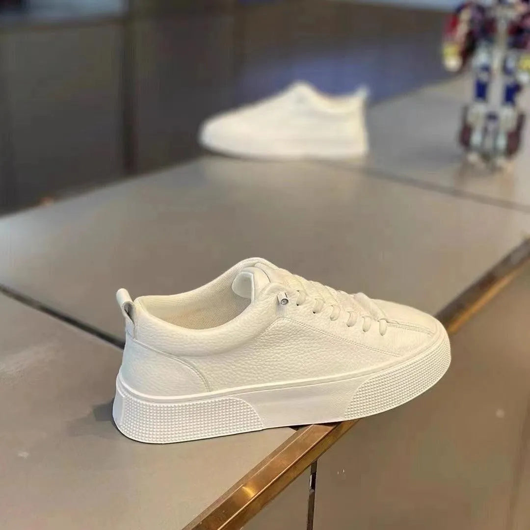 Alexander | Men's Faux Leather Low Sneakers