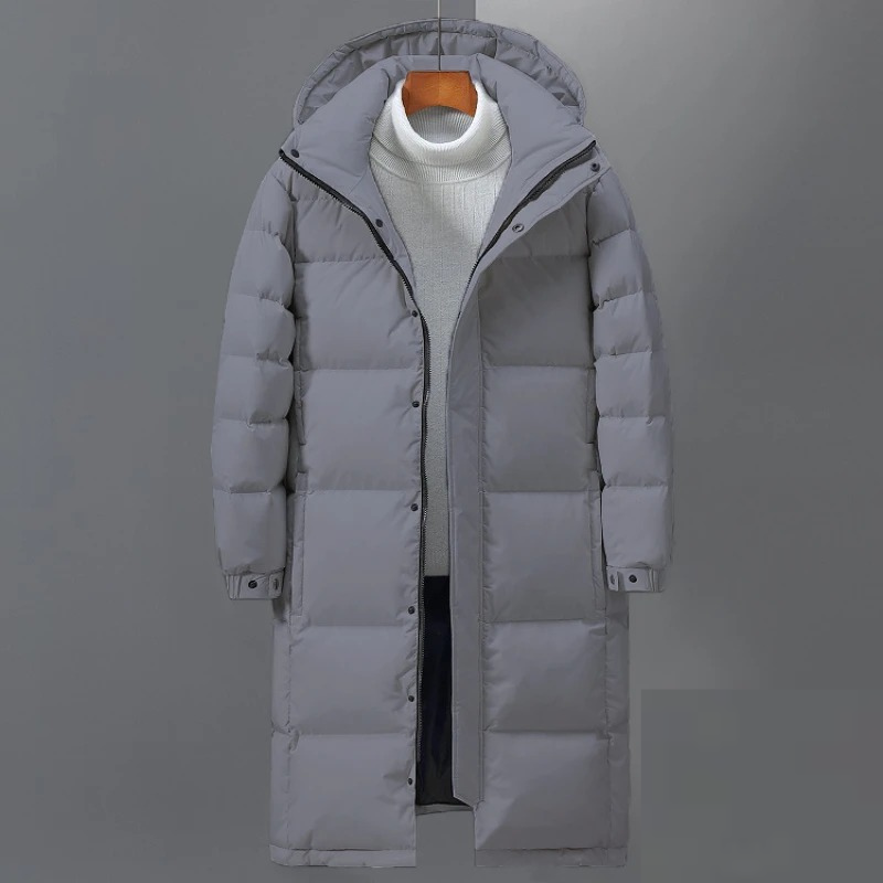 Barnaby | Men's Hooded Long Quilted Coat for Winter