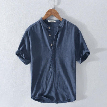 Axton | Men’s Modern Short-Sleeve Button Shirt | Modern