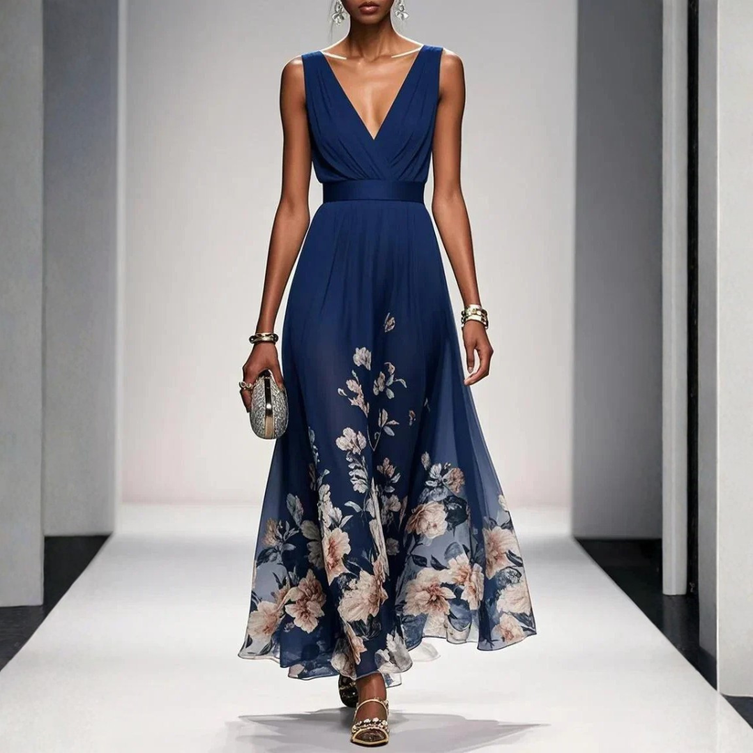 Alice | Women's floral maxi dress with wedding guest style