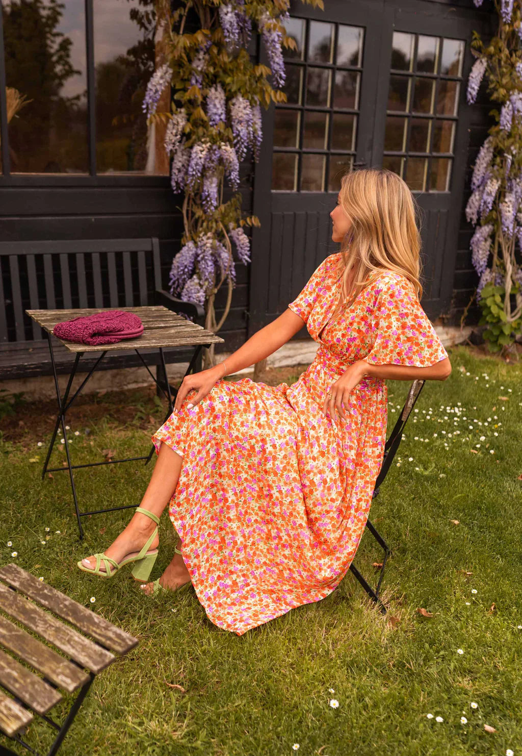 Sarah | Women’s floral maxi dress with flowing summer fit