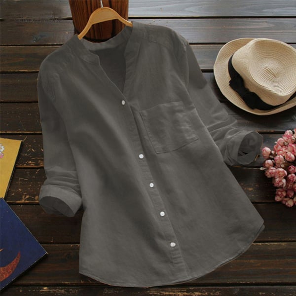 Liora | Women blouse with button front and relaxed fit design
