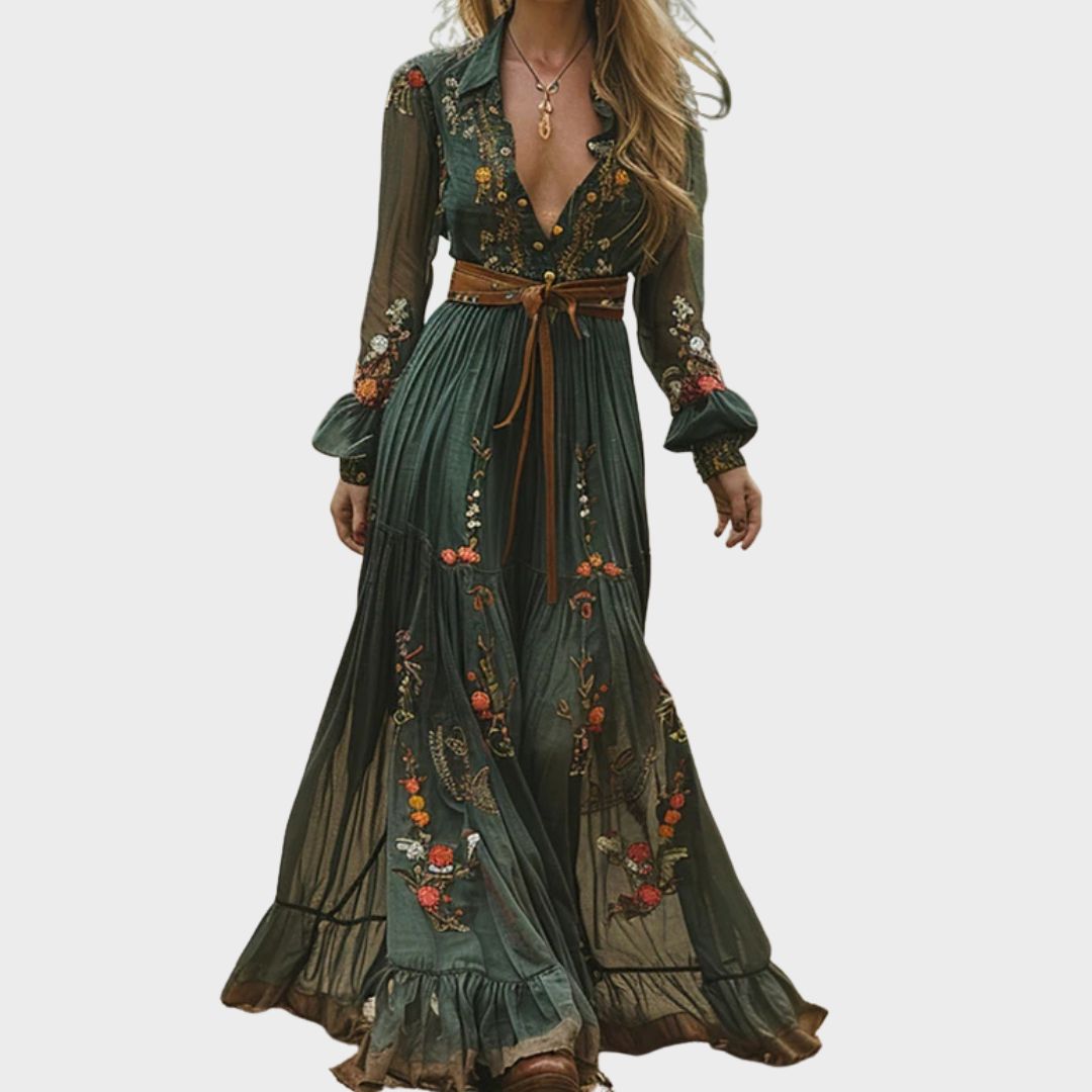 Aleenas | Romantic Boho Maxi Dress